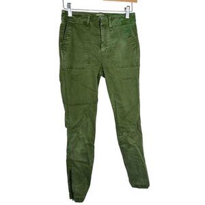 J.Crew Green Skinny Cargo Jeans